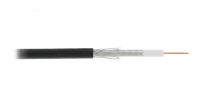 Кабель коаксиальный, RG-11, одножильный, CCS, внешний, PE до -40C, черный, 305м