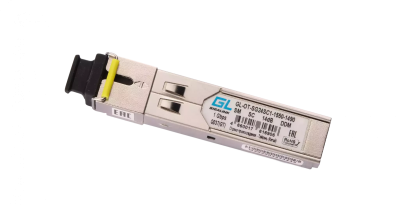 Модуль GIGALINK SFP, WDM, 1,25Гбит/c, одно волокно SM, SC, Tx:1550/Rx:1490 нм, DDM, 24 дБ (до 80 км)