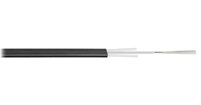 Кабель оптический 8 волоконный SM 9/125 внешний, 1 кН, плоские, со стеклопластиковыми прутками.